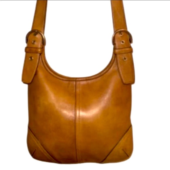 COACH Soho Vintage 90’s - Smooth Carmel Leather (E3S-9549) Shoulder Crossbody - Picture 1 of 12